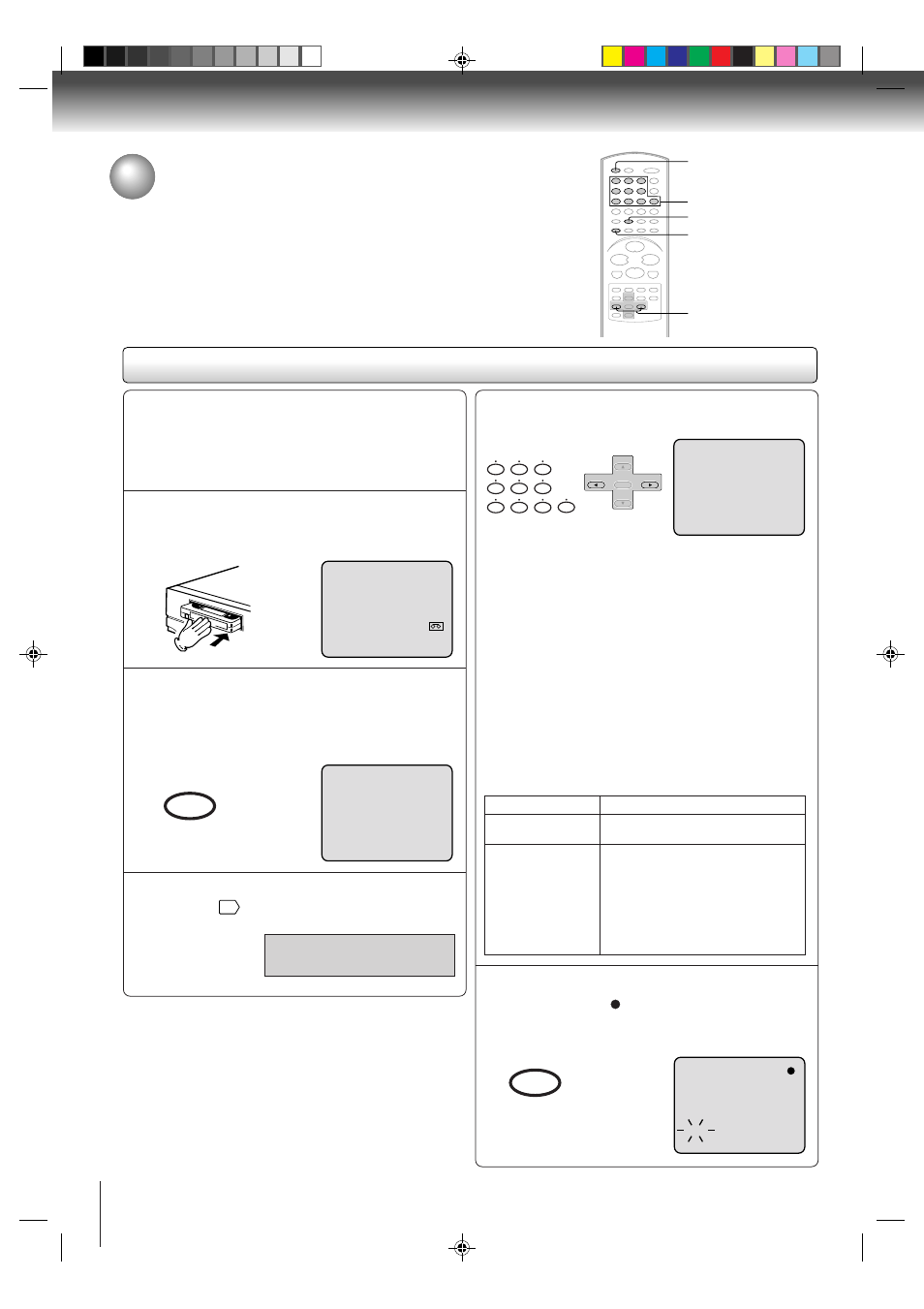 Recording - vcr, Tv program, Recording a tv program | Toshiba SD-V291 User Manual | Page 34 / 72