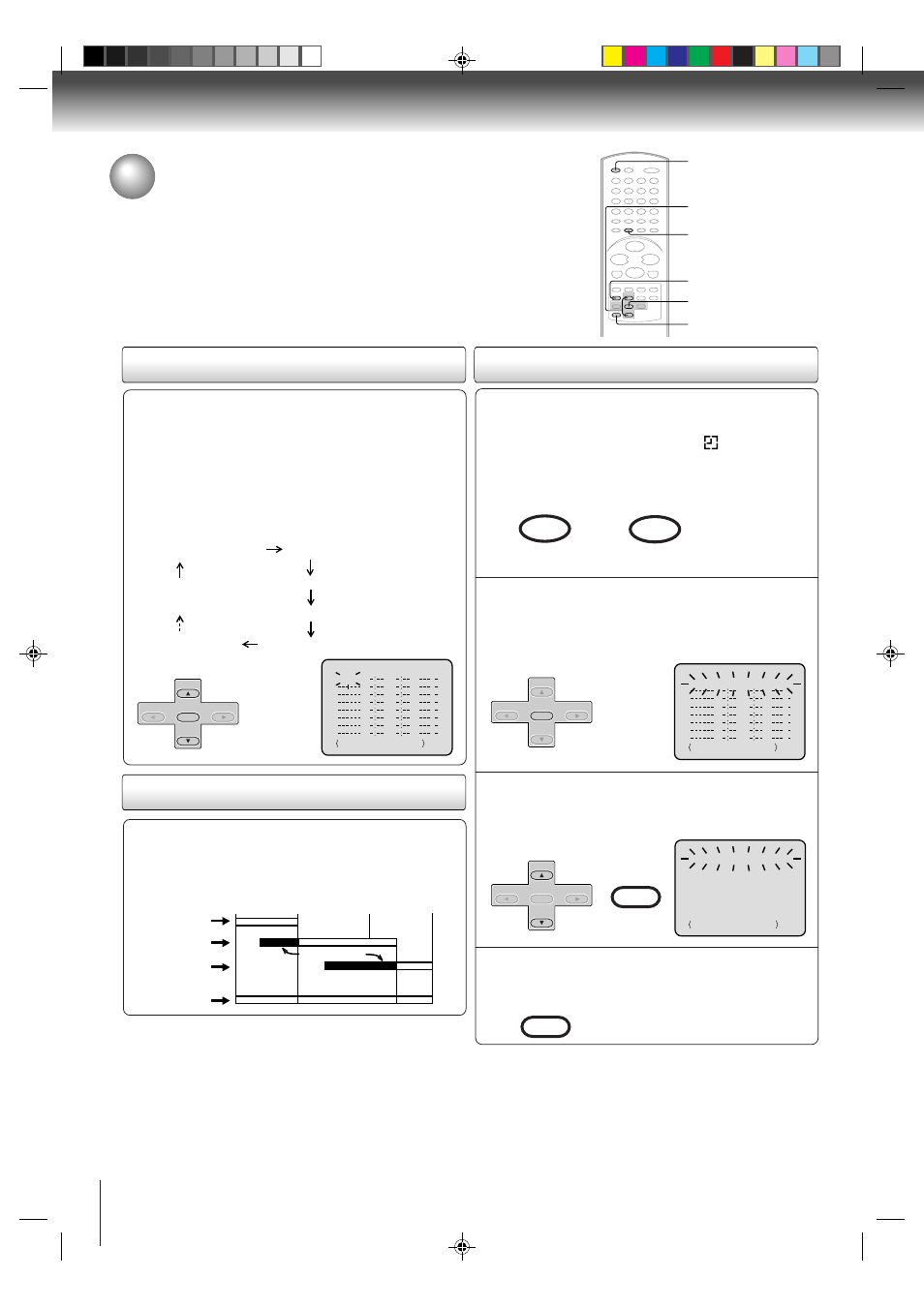 Timer recording (continued), Setting procedure to set daily/weekly timer, If the programs overlap another | Recording (vcr), Set +/– enter vcr menu cancel vcr dvd timer rec | Toshiba SD-V291 User Manual | Page 38 / 72