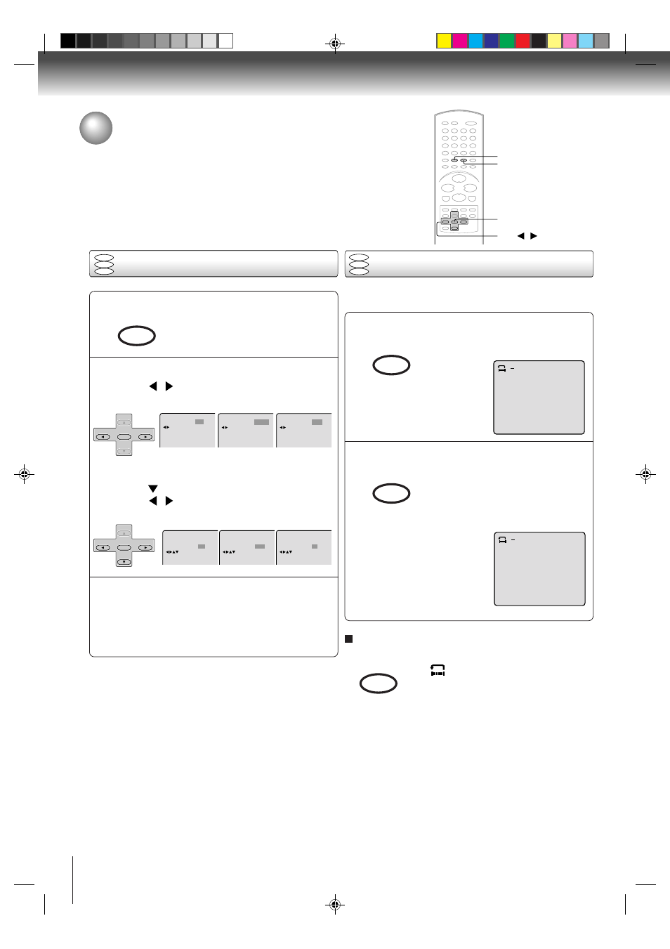 Repeat playback/a-b repeat playback, A-b repeat playback, Repeat playback of title, chapter and track | Toshiba SD-V291 User Manual | Page 52 / 72