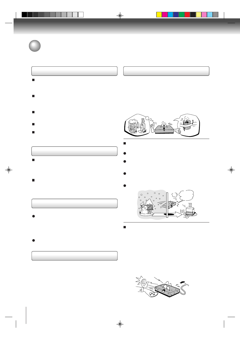 Precautions | Toshiba SD-V291 User Manual | Page 6 / 72