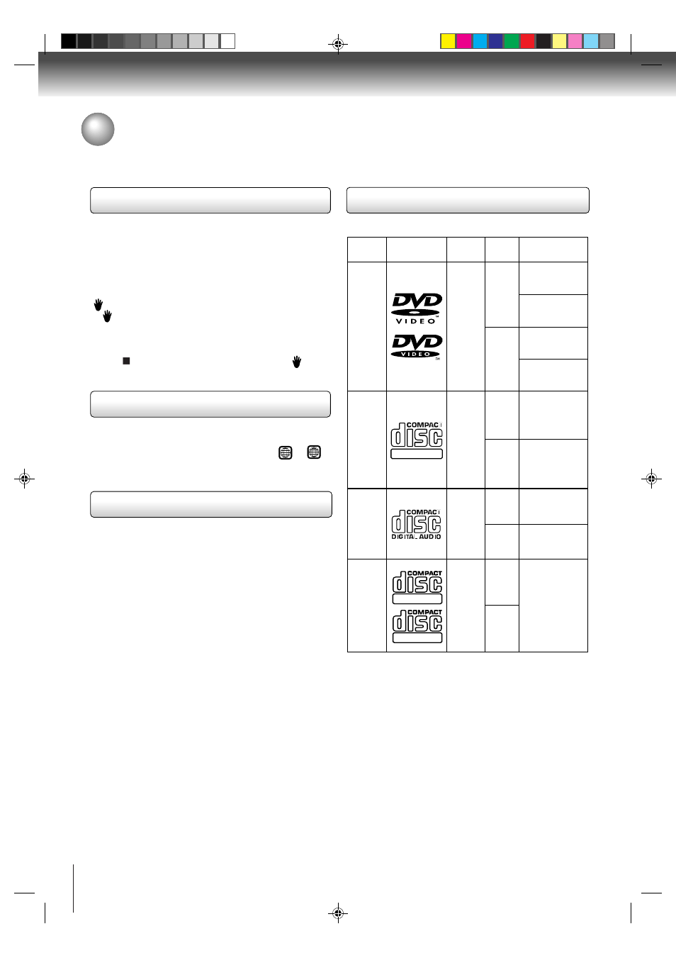 About this owner’s manual, On video cds, Playable discs | Toshiba SD-V291 User Manual | Page 8 / 72