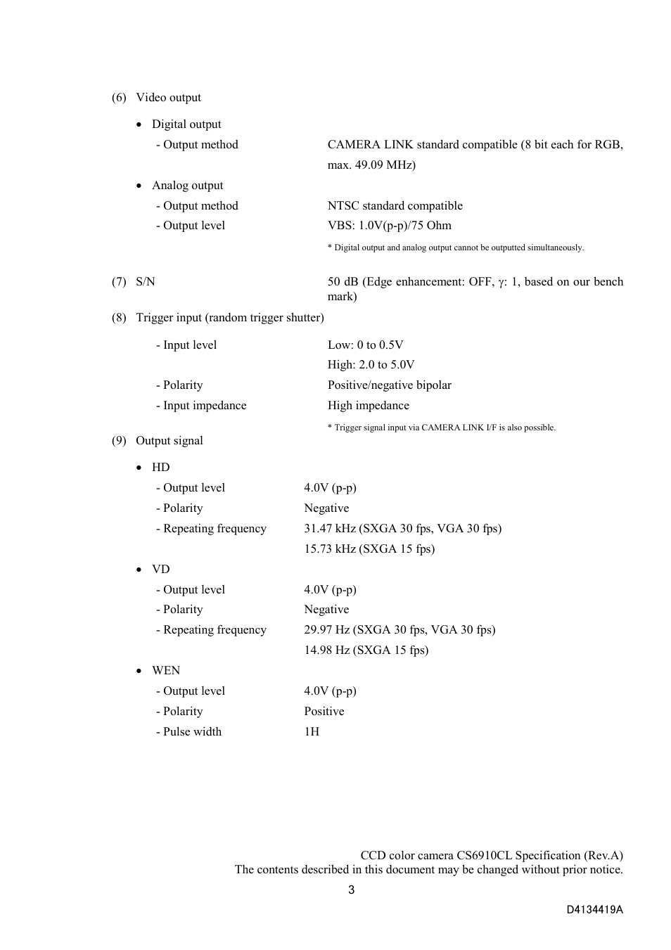 Toshiba CS6910CL User Manual | Page 5 / 24
