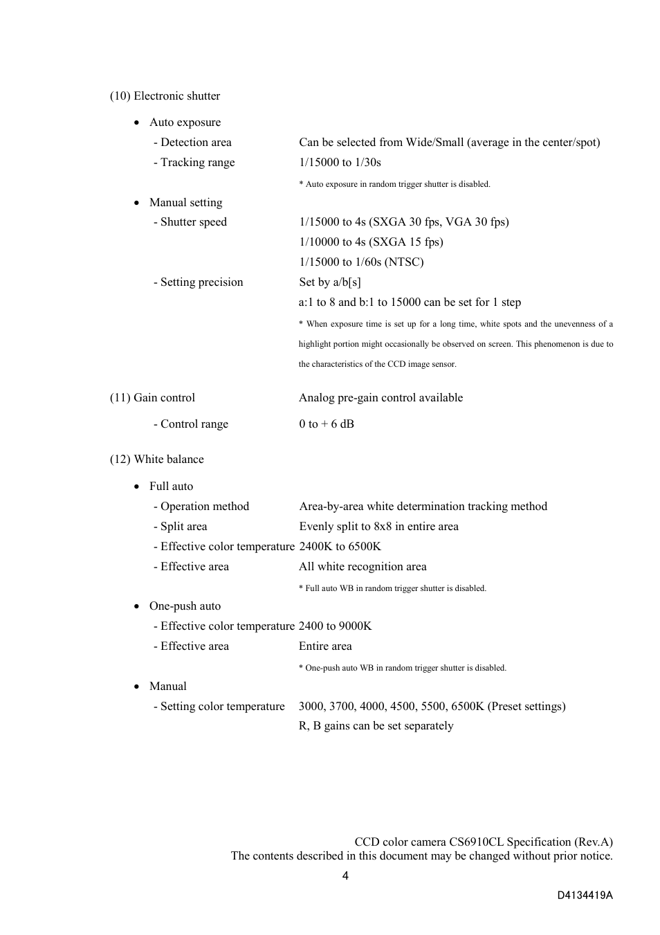 Toshiba CS6910CL User Manual | Page 6 / 24