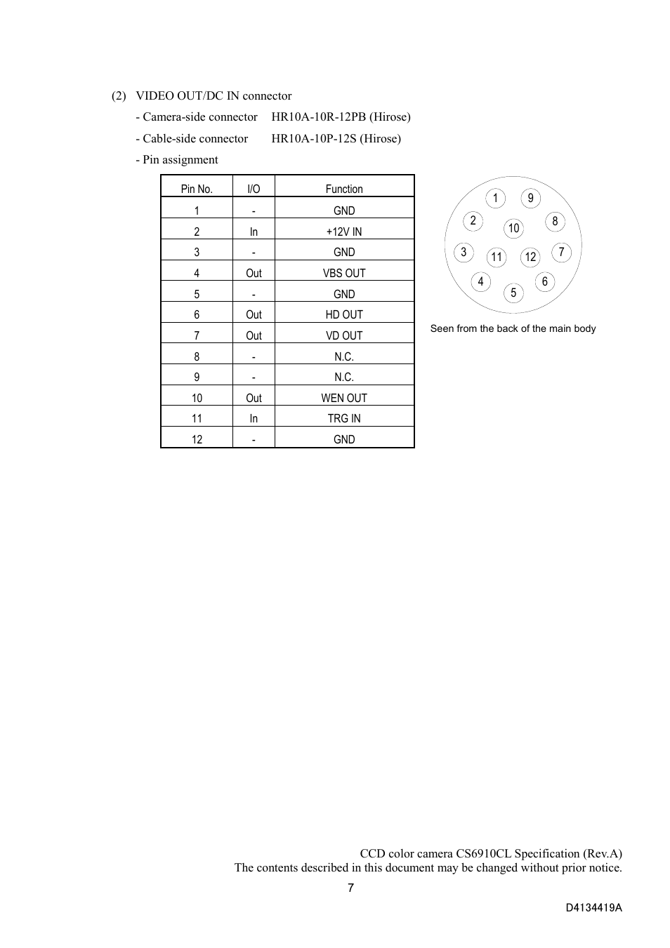 Toshiba CS6910CL User Manual | Page 9 / 24