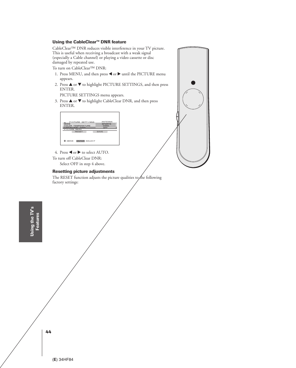 Toshiba 34HF84 User Manual | Page 44 / 60