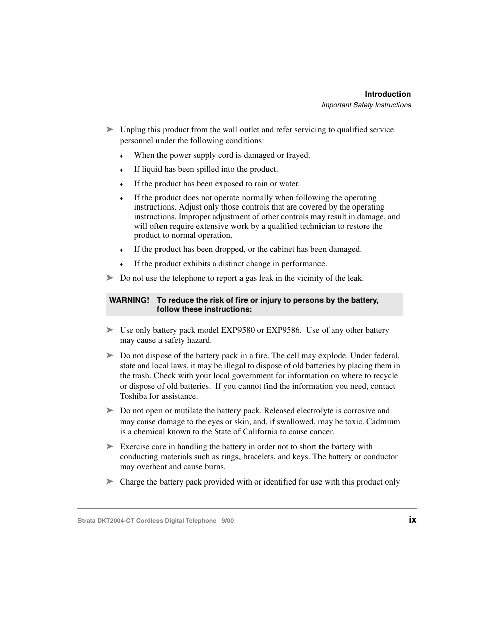 Toshiba DKT2004-CT User Manual | Page 11 / 111