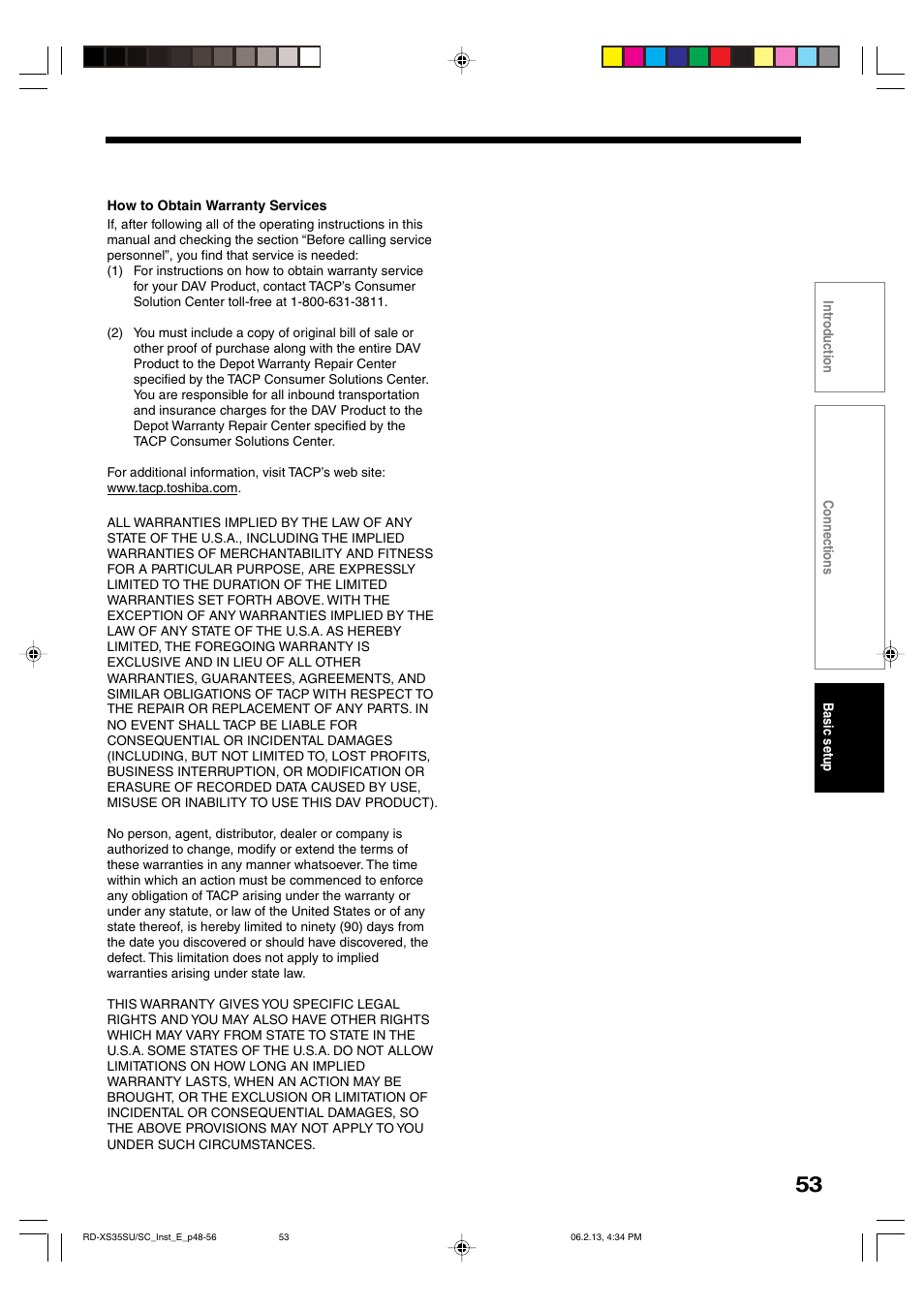 Toshiba HDD/DVD Video Recorder RD-XS35SU User Manual | Page 222 / 225