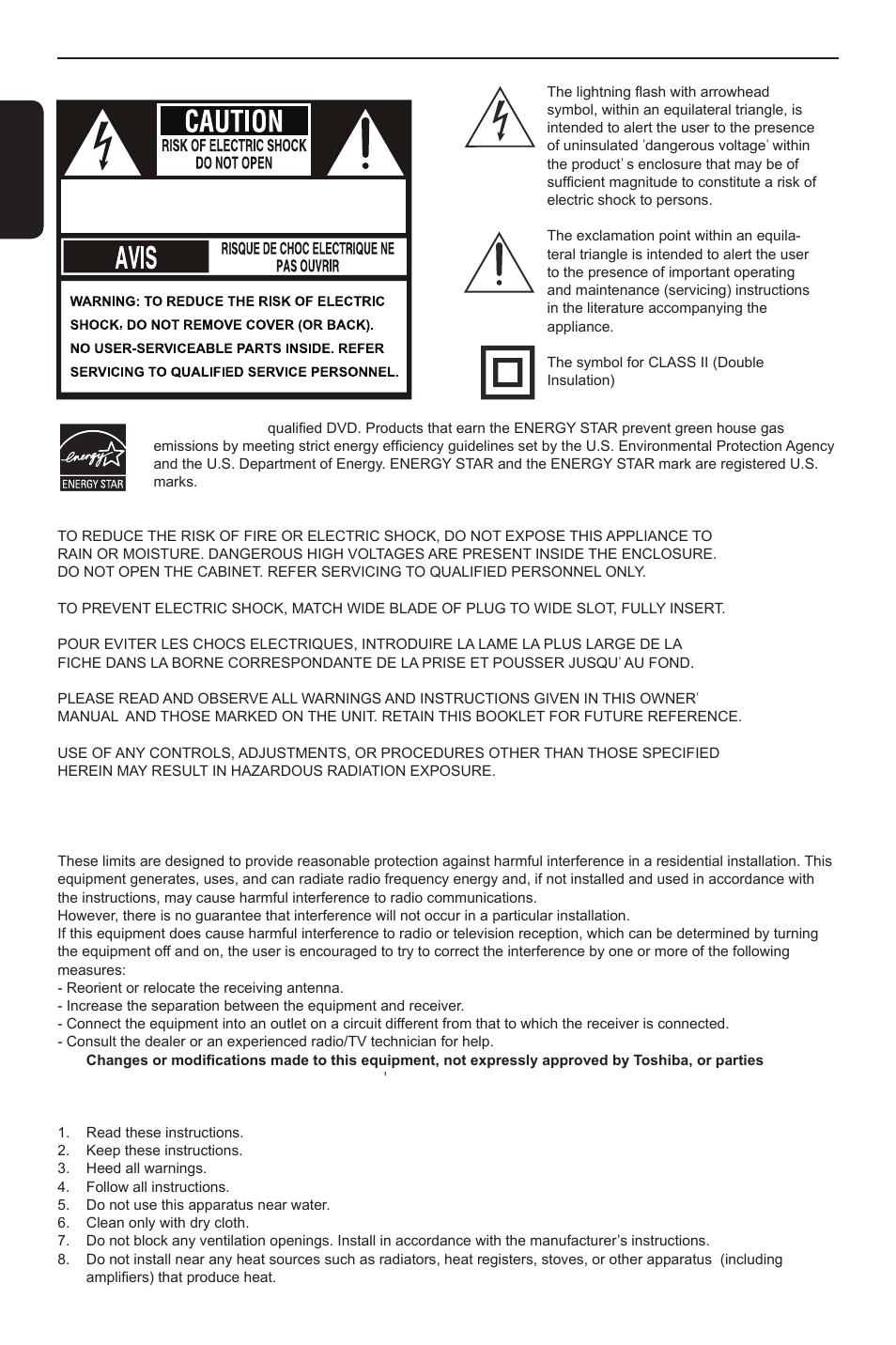 Introduction, En g li s h | Toshiba DVD player SD3300KU User Manual | Page 2 / 28