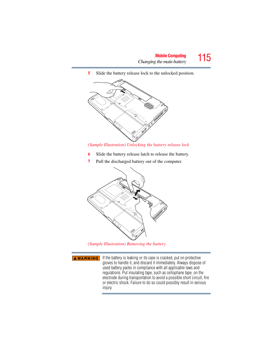 Toshiba A200 User Manual | Page 115 / 244