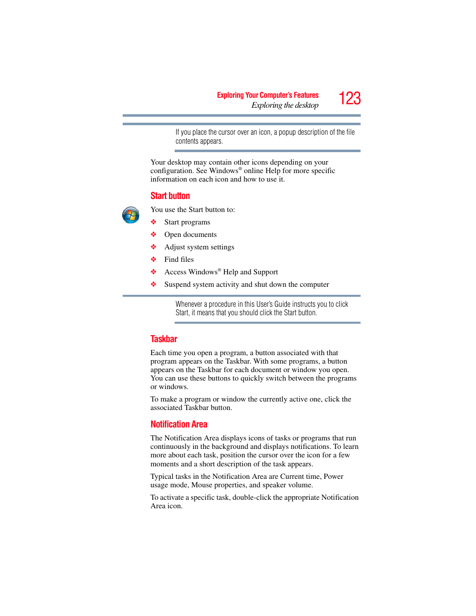 Toshiba A200 User Manual | Page 123 / 244