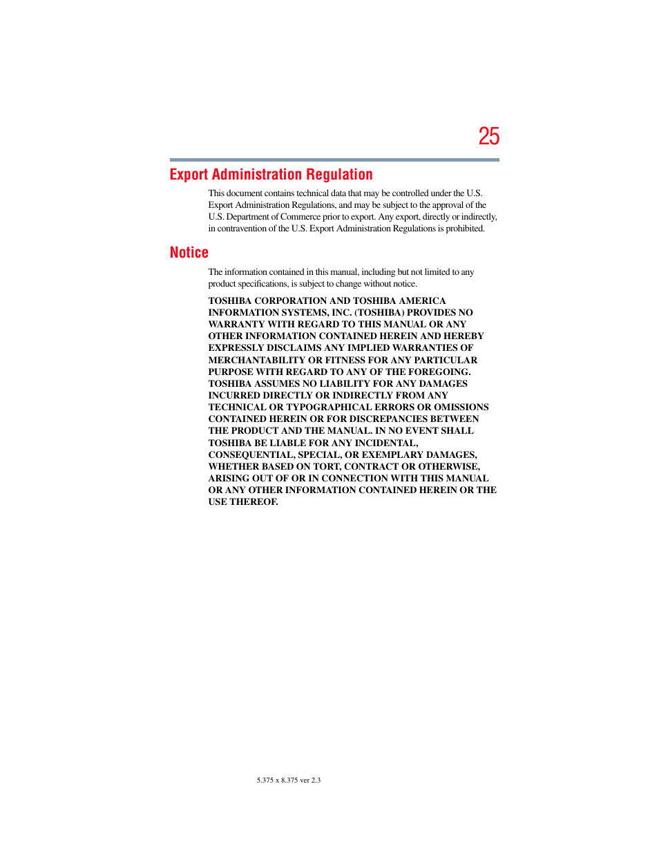 Toshiba A200 User Manual | Page 25 / 244