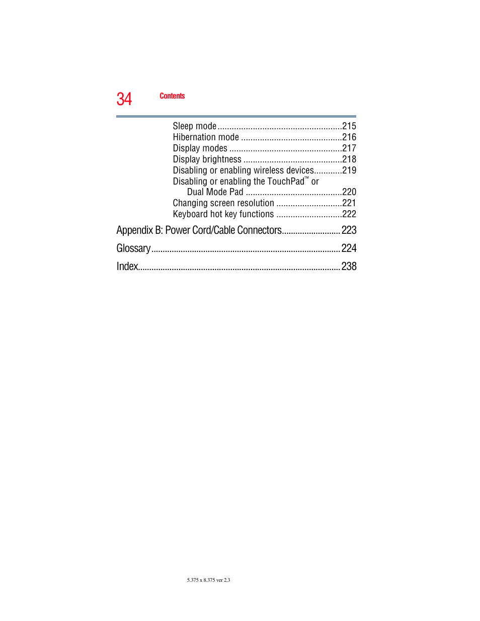 Toshiba A200 User Manual | Page 34 / 244