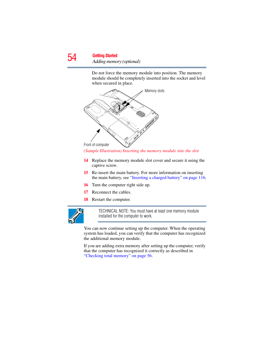 Toshiba A200 User Manual | Page 54 / 244