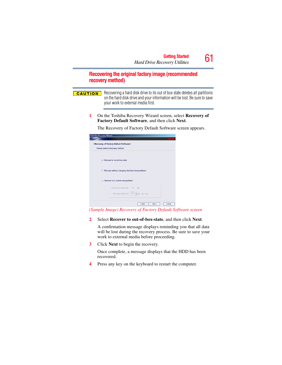 Toshiba A200 User Manual | Page 61 / 244