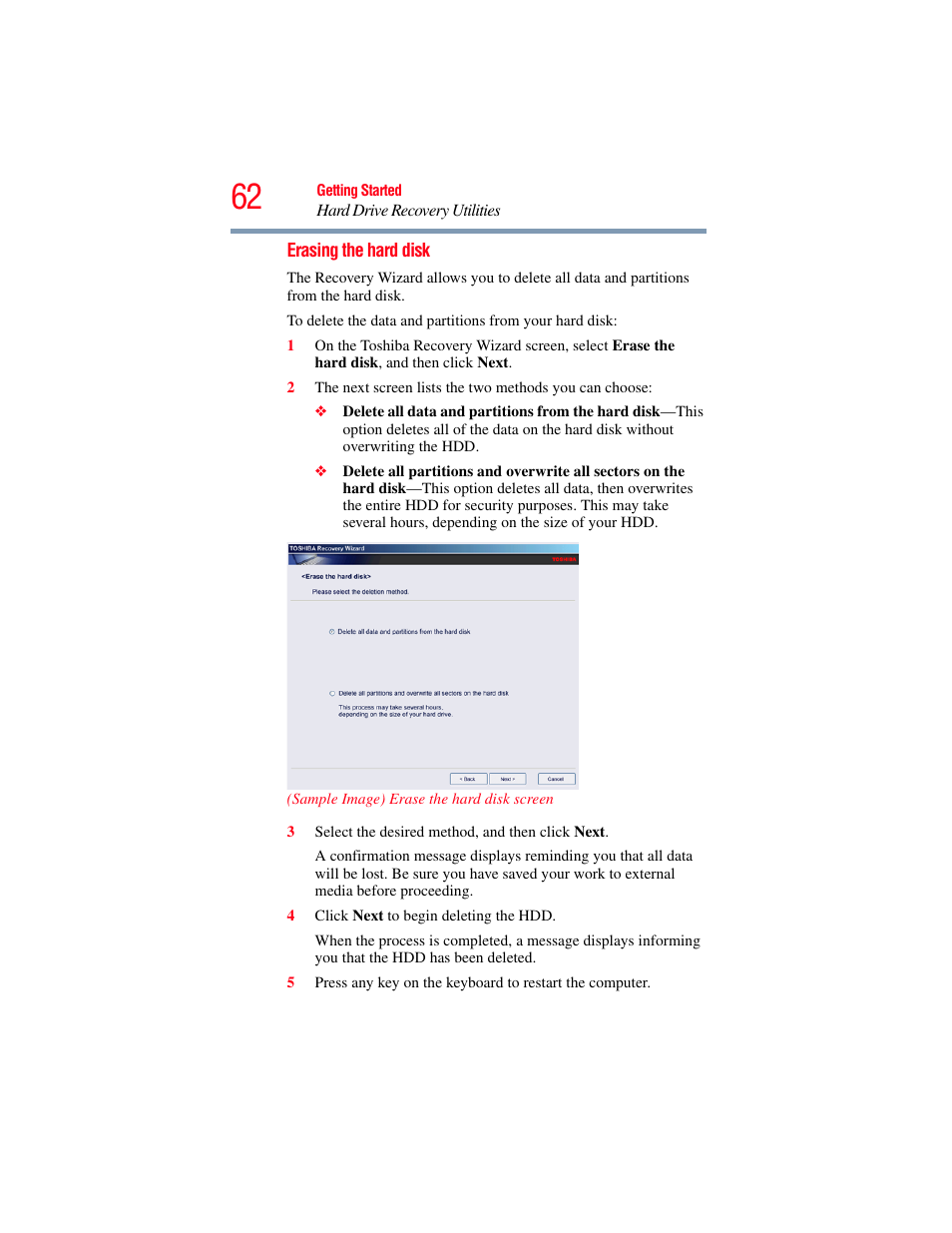 Toshiba A200 User Manual | Page 62 / 244