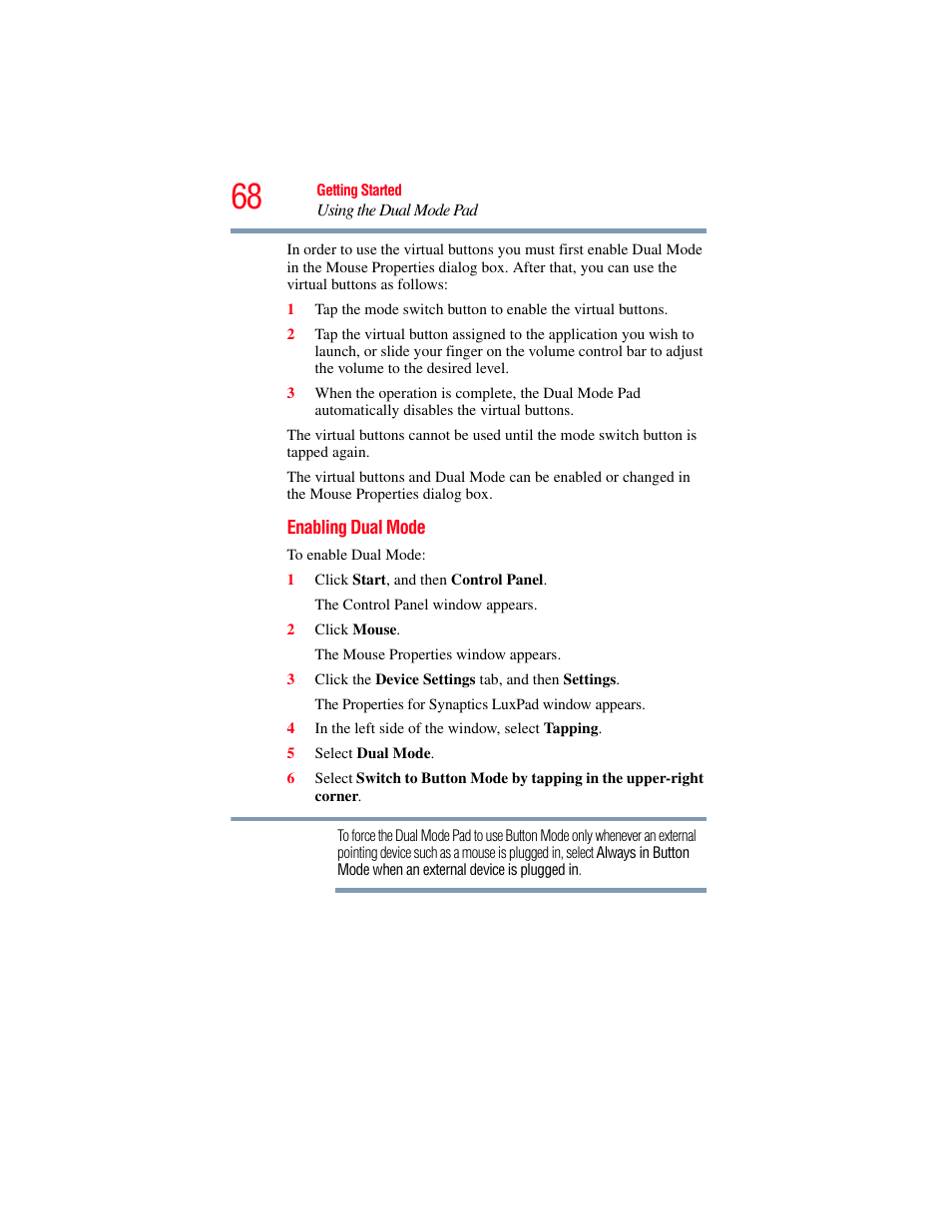 Toshiba A200 User Manual | Page 68 / 244
