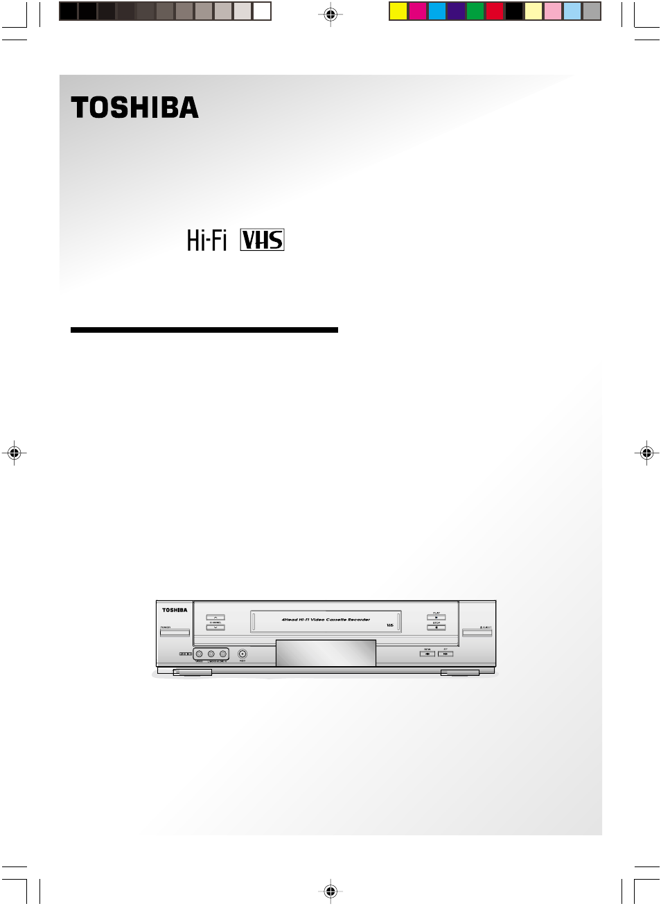 Toshiba W-622 User Manual | 33 pages