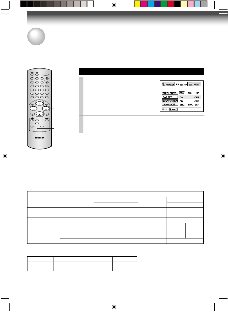 Mts broadcast compatibility, Recording the sap/stereo broadcast, Press prog . once to exit | Perform a recording, Selecting a sound, A.select display | Toshiba W-622 User Manual | Page 28 / 33
