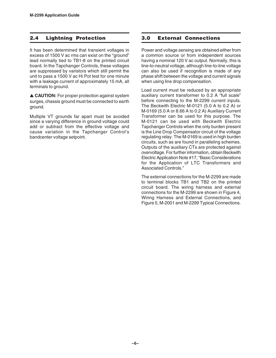 4 lightning protection, 0 external connections | Toshiba M-2001 Series User Manual | Page 13 / 26
