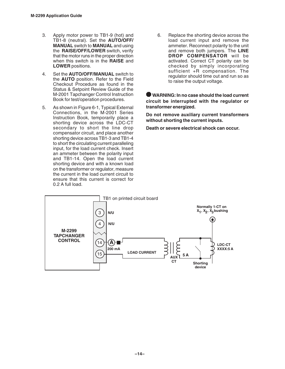 Figure 8 setup for current checkout procedure | Toshiba M-2001 Series User Manual | Page 21 / 26