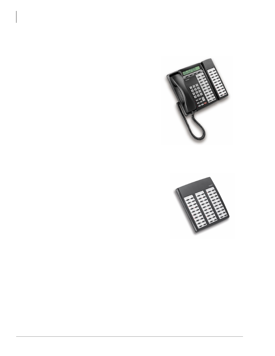 Dkt3000-series upgrade options, Digital add-on module (dadm3020), Direct station selection (dss) console | Toshiba Strata CTX100 User Manual | Page 44 / 100