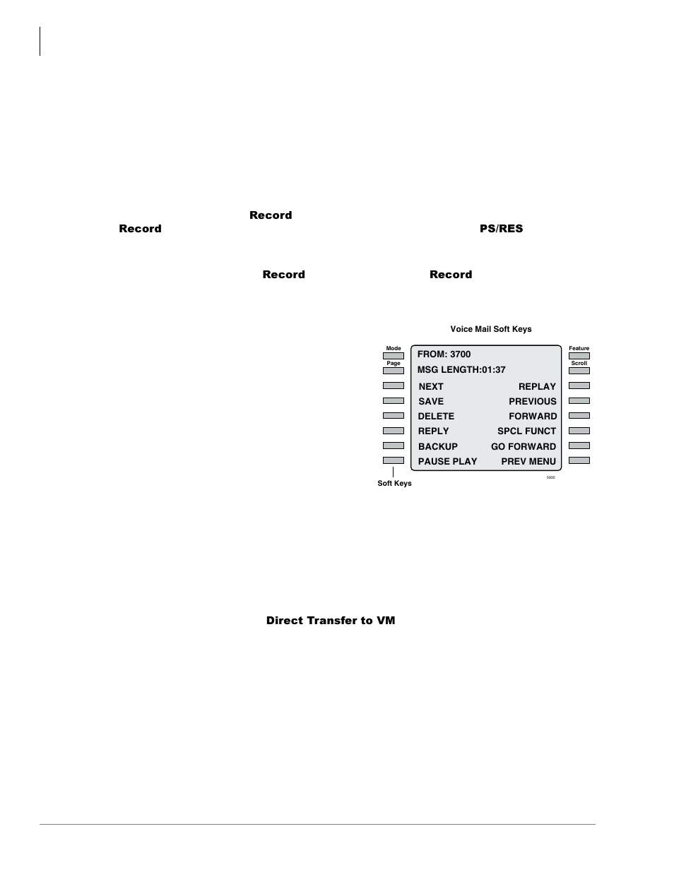 Toshiba proprietary integration, Direct transfer to voice mailbox, Volume control | Toshiba Strata CTX100 User Manual | Page 84 / 100