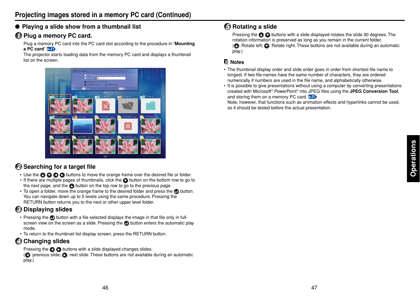 Operations | Toshiba DP-SW25T User Manual | Page 24 / 37