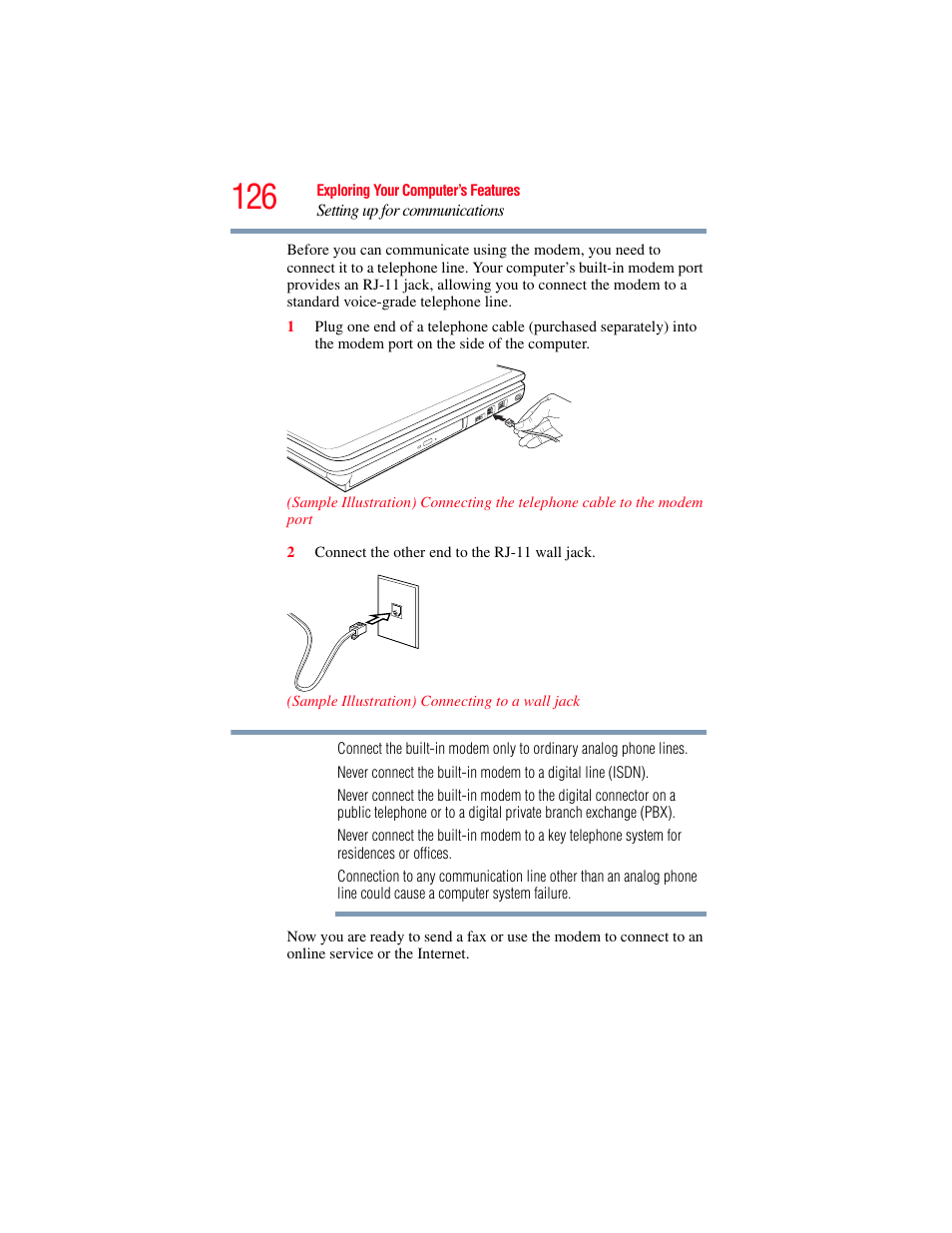 Toshiba SATELLITE M300 User Manual | Page 126 / 232