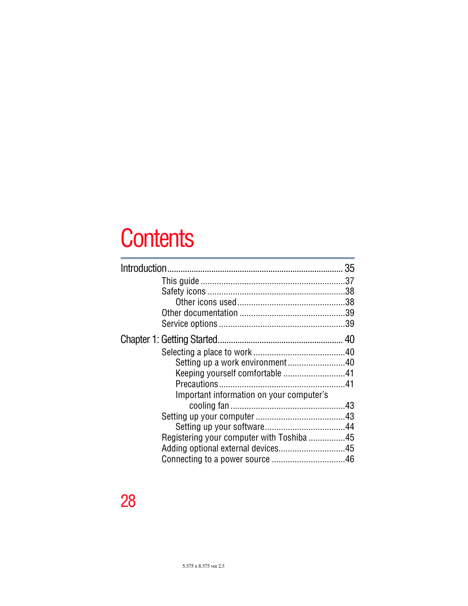 Toshiba SATELLITE M300 User Manual | Page 28 / 232