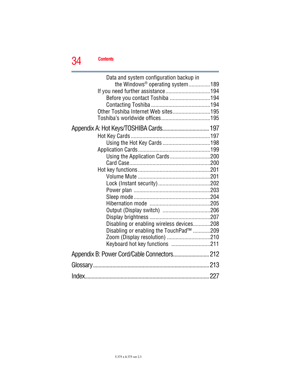 Toshiba SATELLITE M300 User Manual | Page 34 / 232