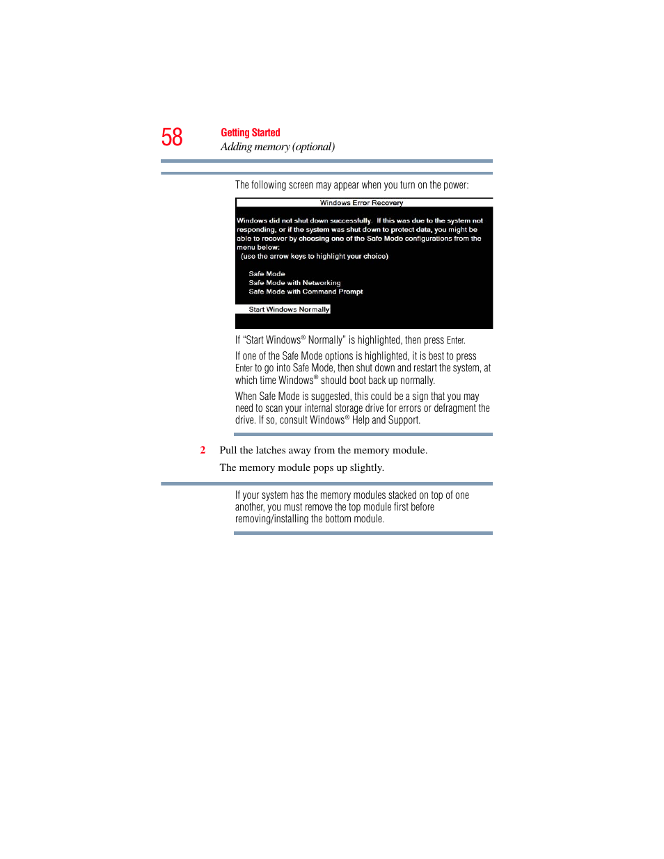 Toshiba SATELLITE M300 User Manual | Page 58 / 232