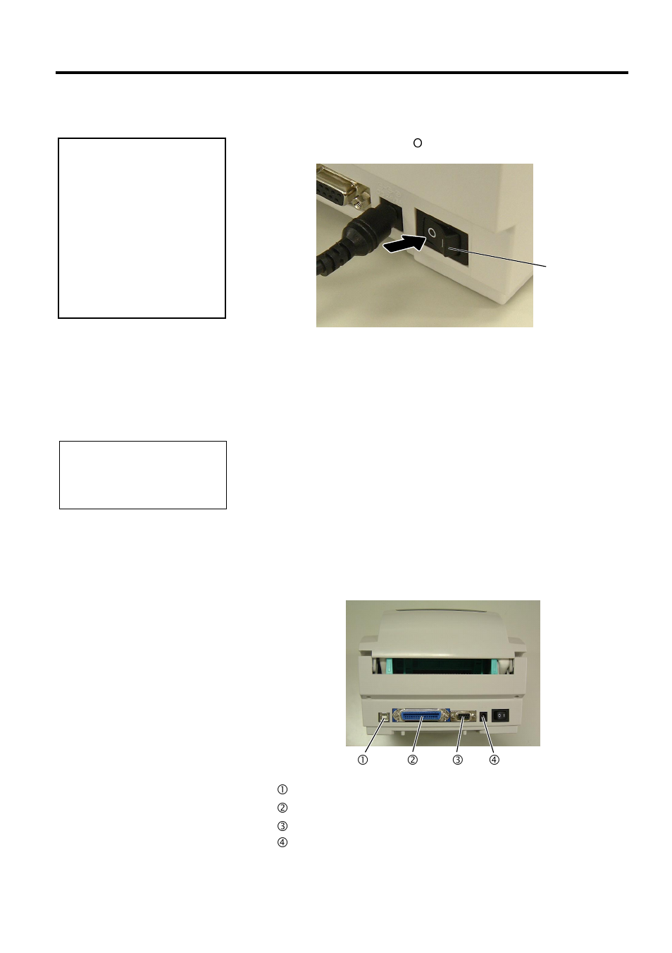 2 turning off the printer, 4 connecting the cables to the printer | Toshiba B-SV4D-QM User Manual | Page 12 / 32