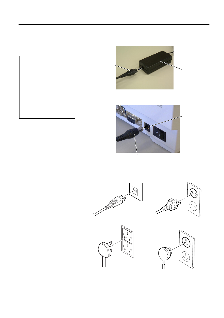 5 connecting the power adapter and the power code, 5 connecting the power adapter and the power cord | Toshiba B-SV4D-QM User Manual | Page 13 / 32