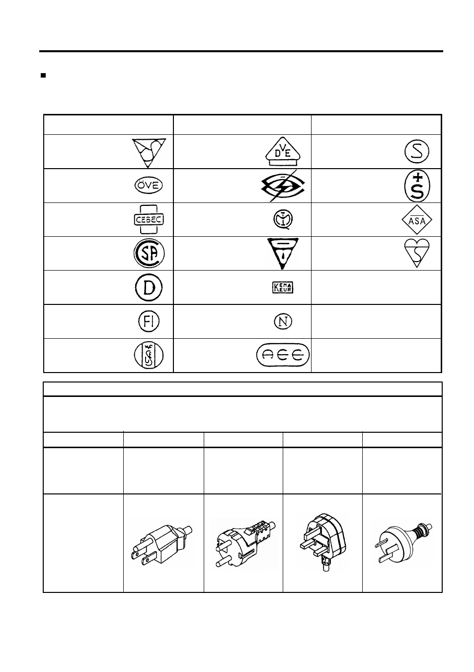 When purchasing the power cord | Toshiba B-SV4D-QM User Manual | Page 7 / 32