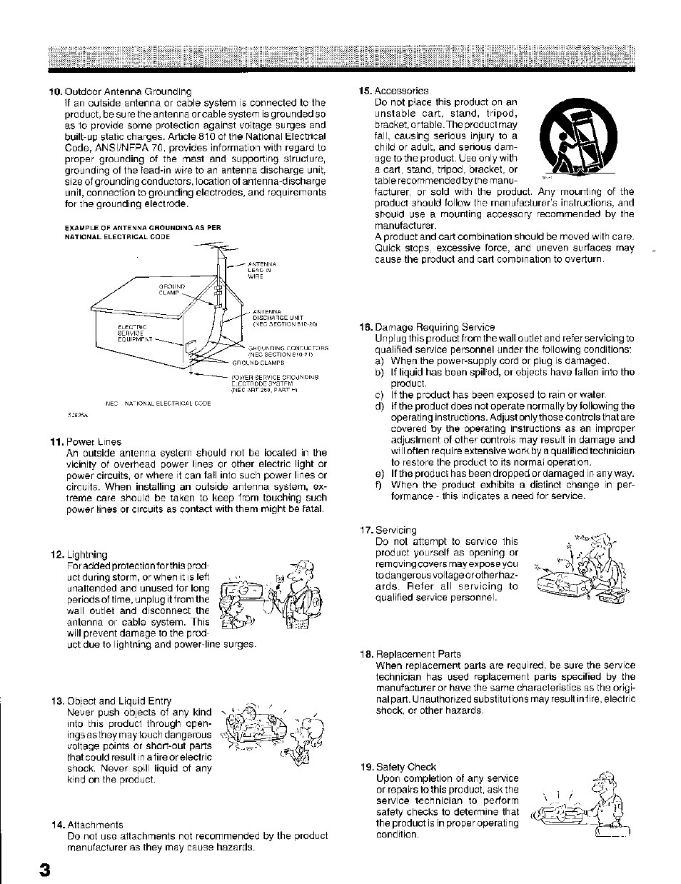 Toshiba KV-7168A User Manual | Page 3 / 50