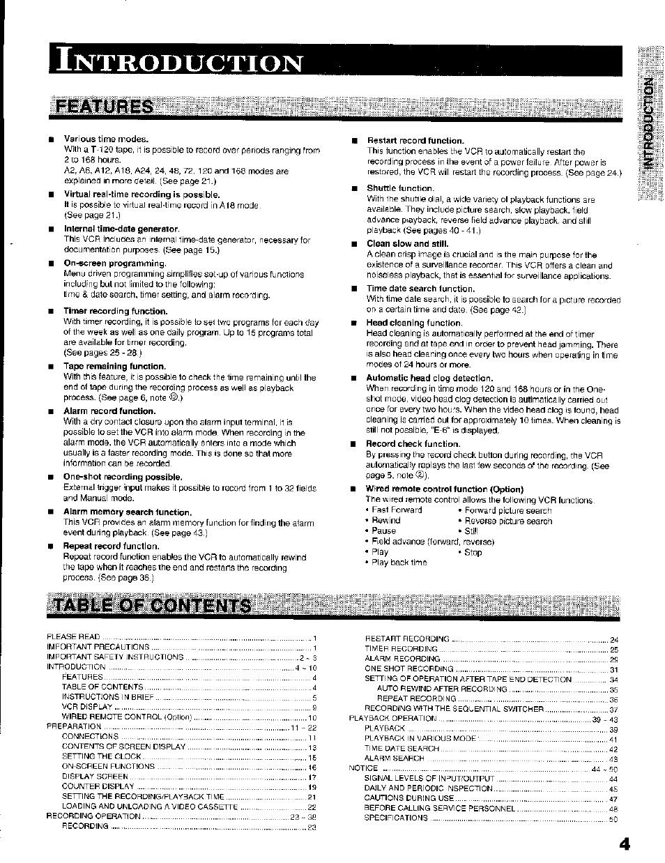 Toshiba KV-7168A User Manual | Page 4 / 50