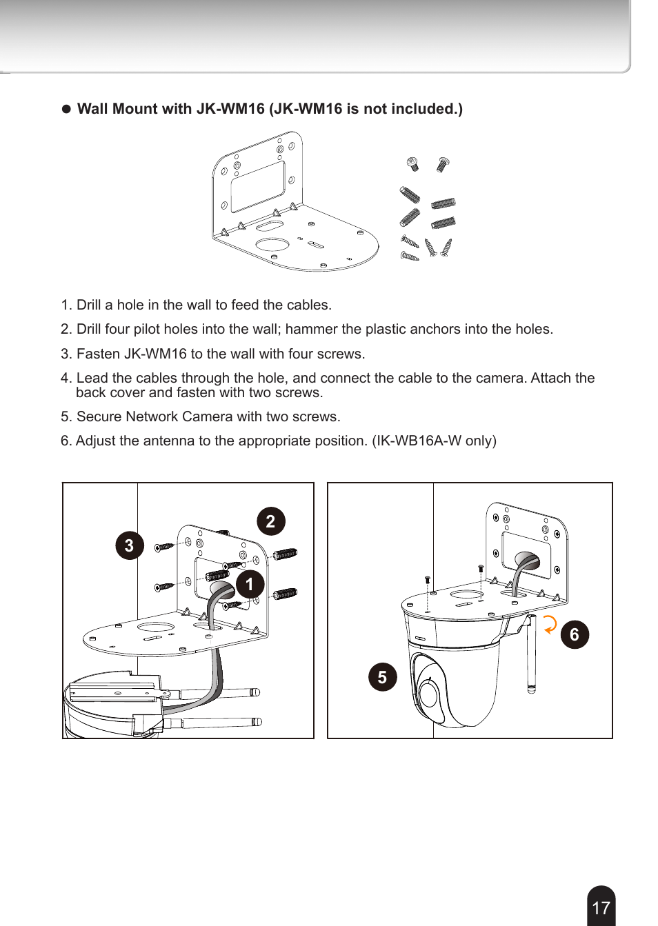 Toshiba IK-WB16A-W User Manual | Page 17 / 24
