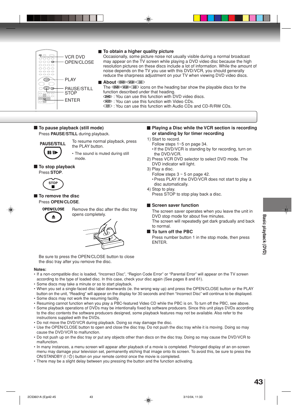 Toshiba SD-V396SU User Manual | Page 43 / 80