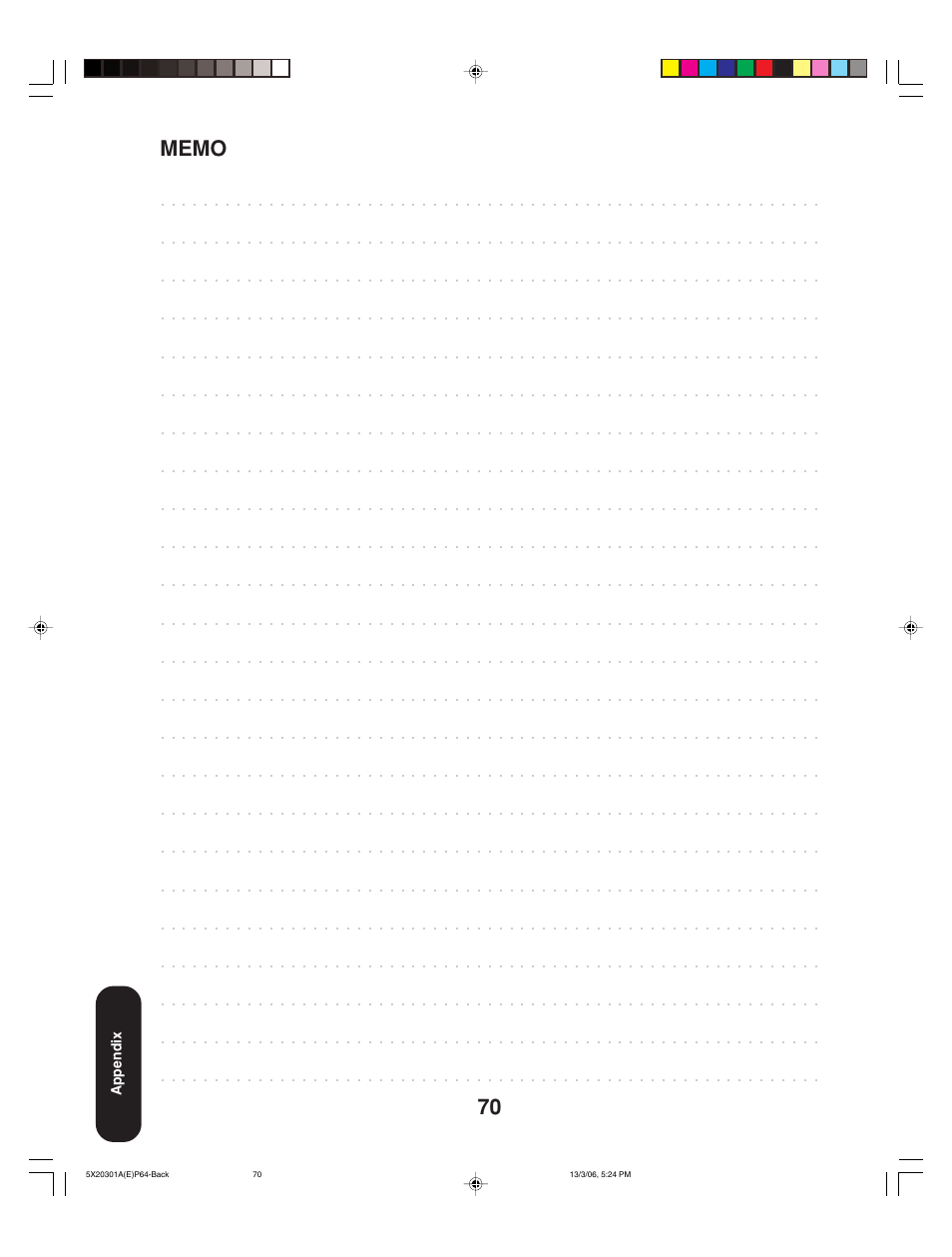 Toshiba 20HLV86 User Manual | Page 70 / 72