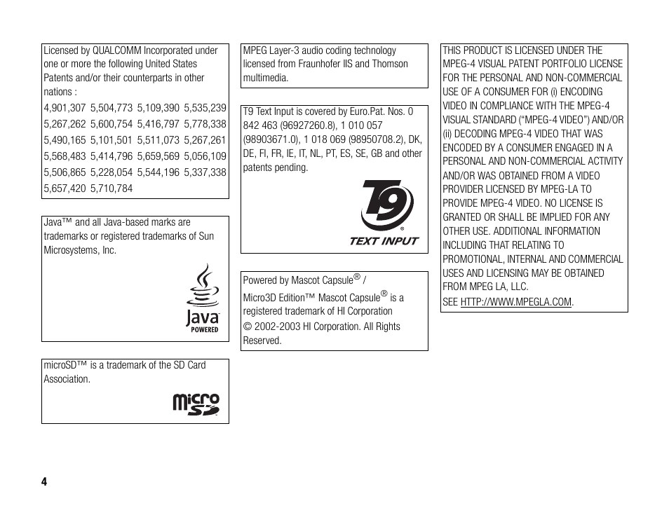 Toshiba TX80 User Manual | Page 4 / 145