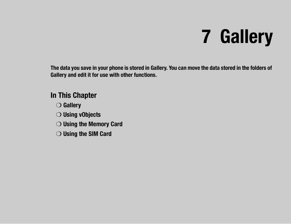 7 gallery | Toshiba TX80 User Manual | Page 93 / 145