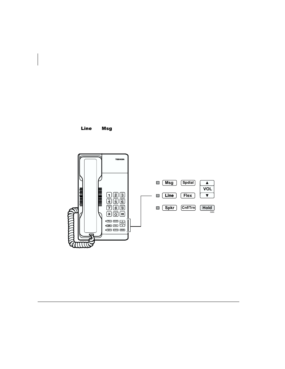 Dkt3001, Buttons | Toshiba DKT3001/2001 User Manual | Page 14 / 67
