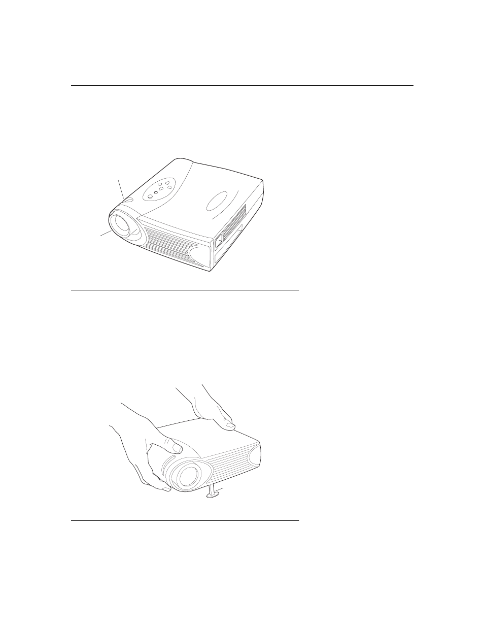 Heading2 - adjusting the projector, Adjusting the projector | Toshiba TDP-B1 User Manual | Page 22 / 55