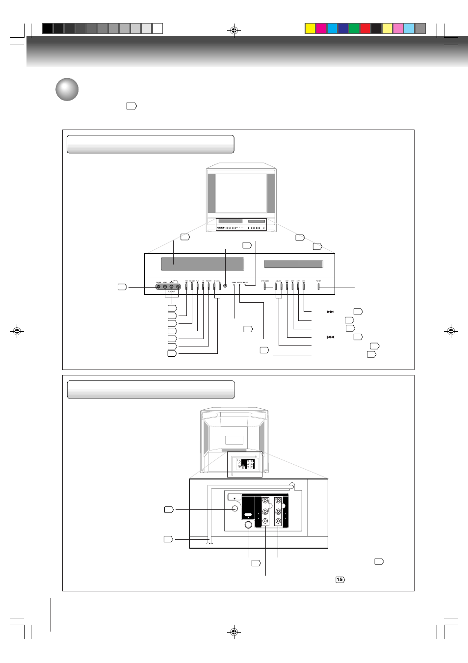 Identification of controls, Front panel rear panel, Introduction | Coaxial | Toshiba MW20FP3 User Manual | Page 10 / 64