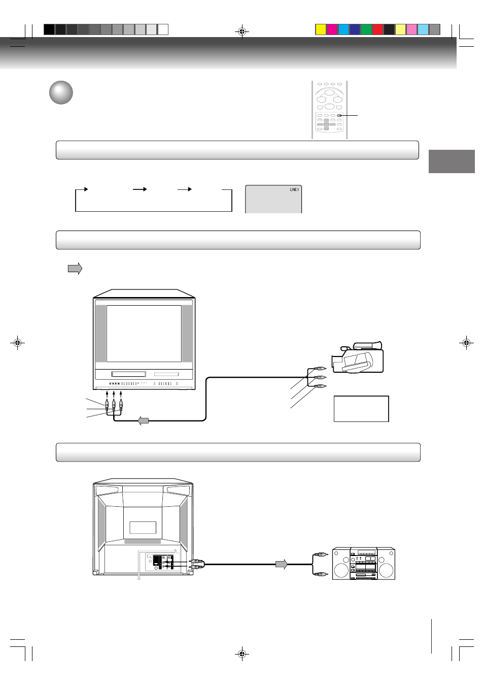 Connecting to optional equipment, Tv game, Using the audio/video inputs | Toshiba MW20FP3 User Manual | Page 15 / 64