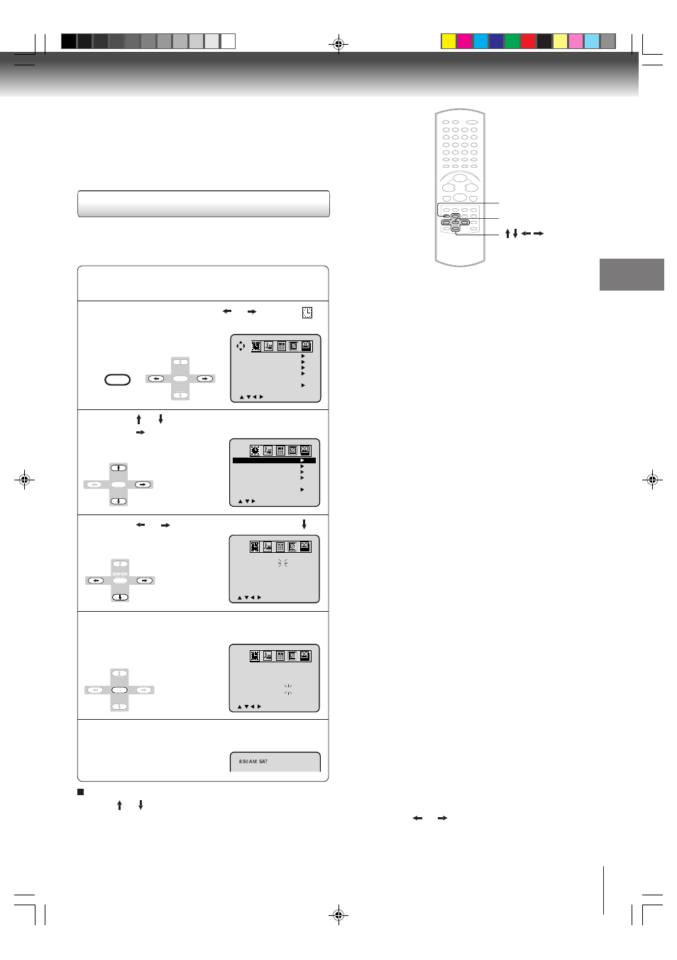 Manual clock setting | Toshiba MW20FP3 User Manual | Page 21 / 64