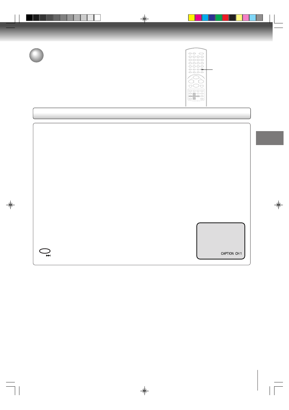 Closed captions | Toshiba MW20FP3 User Manual | Page 25 / 64