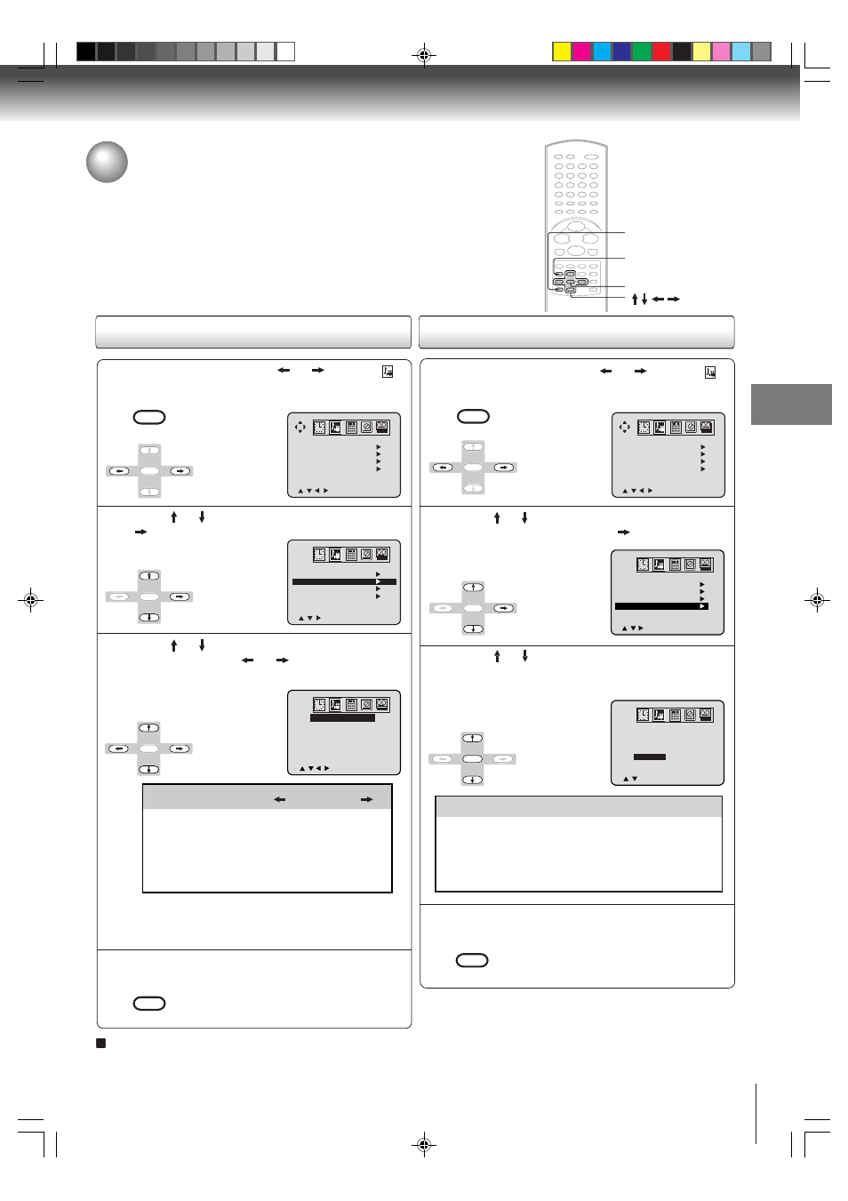 Selection pressing | Toshiba MW20FP3 User Manual | Page 31 / 64