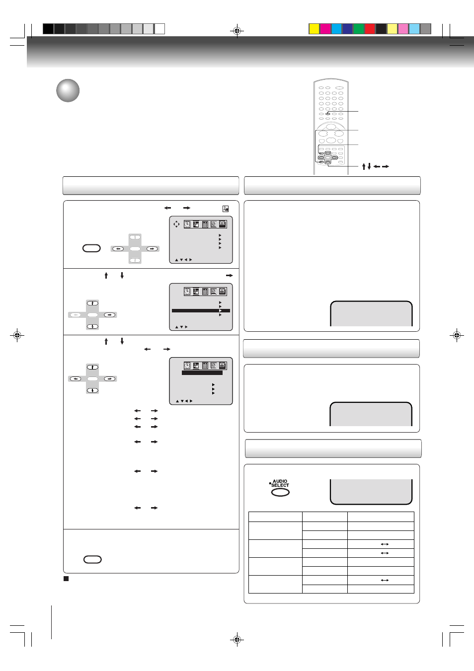 Listening to sap (second audio program), Sound control adjustment | Toshiba MW20FP3 User Manual | Page 32 / 64