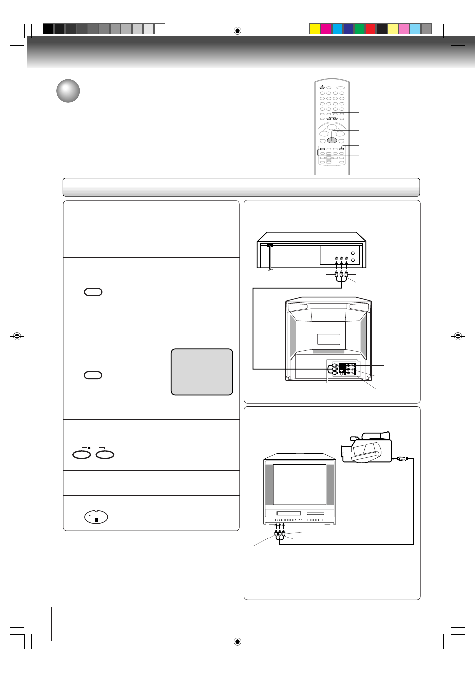 Duplicating a video tape | Toshiba MW20FP3 User Manual | Page 42 / 64